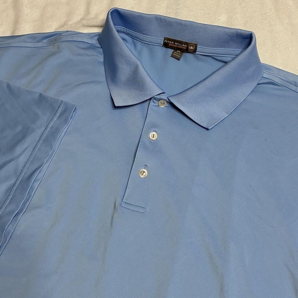 Peter Millar Summer Comfort Performance Golf Polo Shirt Mens 3XL